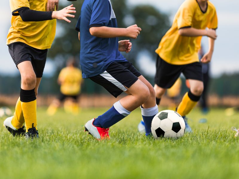 futebol para as crianças